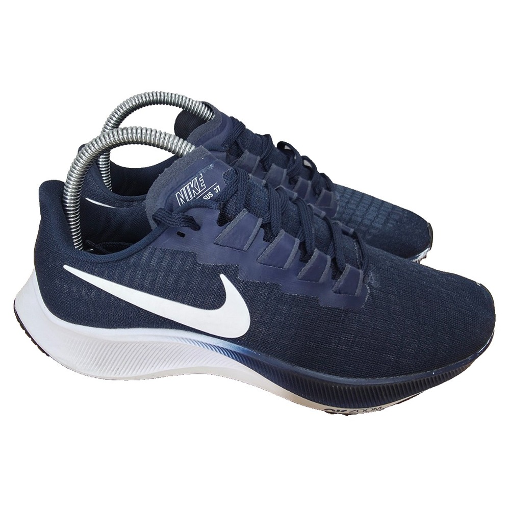Nike Air Zoom Pegasus 37 Running Shoes Women 8 Blue Sneakers Trainers CJ0506-401